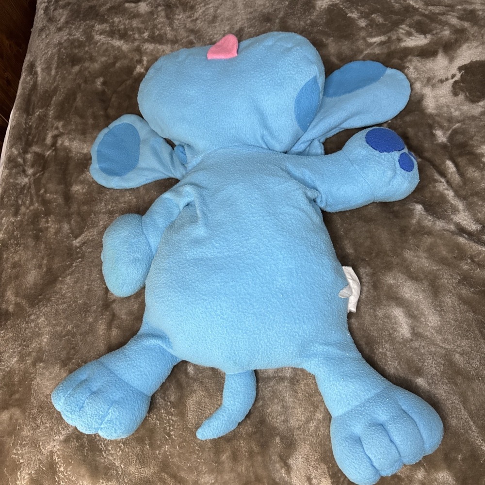 Vintage Crown Crafts Blue's Clues Fleece Pillow Pal Jumbo Plush Toy 28" - Picture 3 of 9